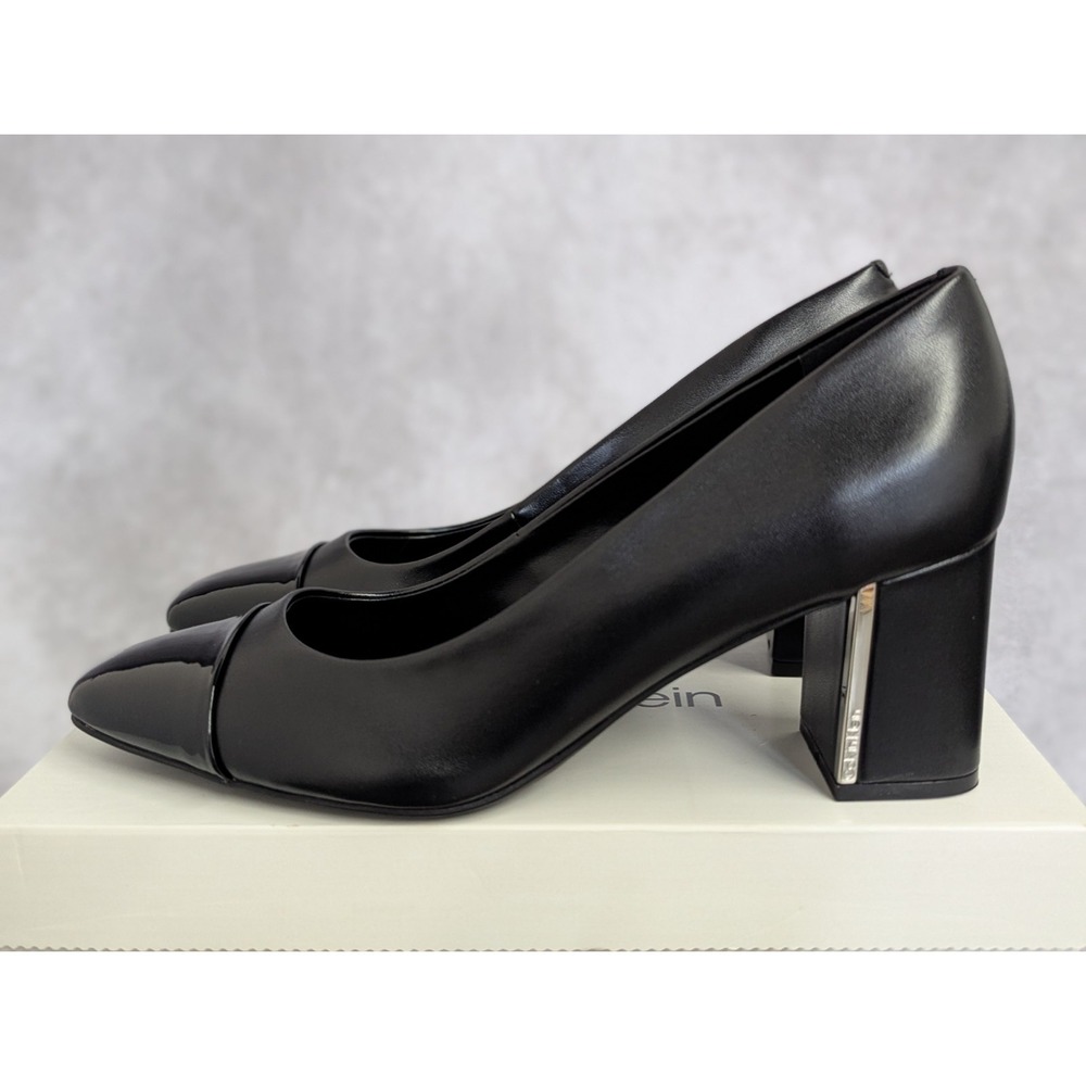 Calvin Klein Umelia Heels – Women's Size 10 – Black Pointed Pumps(#A27)